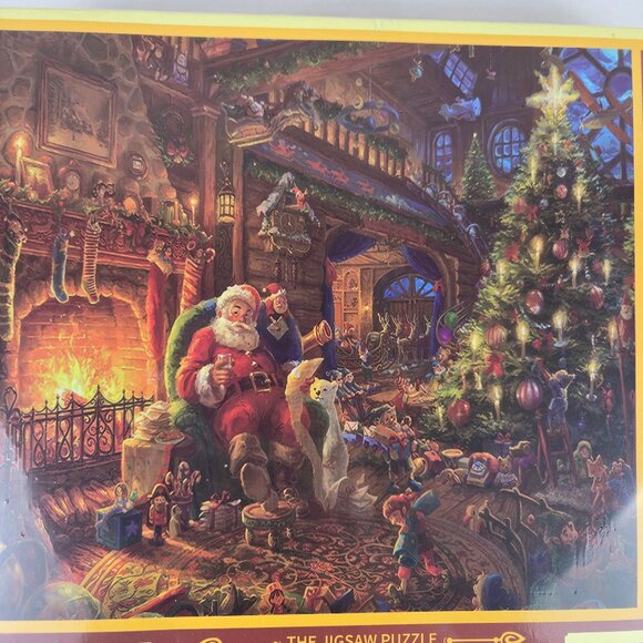 The Jigsaw Puzzle Advent Calendar Festive Fireplace Reusable Boxes Christmas - Picture 2 of 10